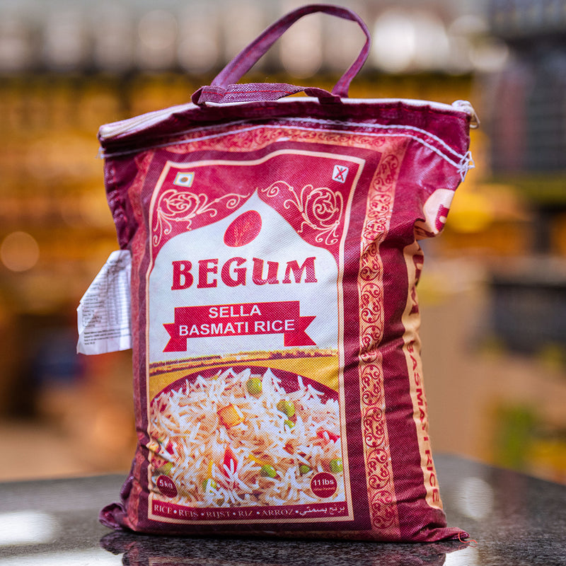 Begum Rice Begum Sella Basmati 5kg – Spice World