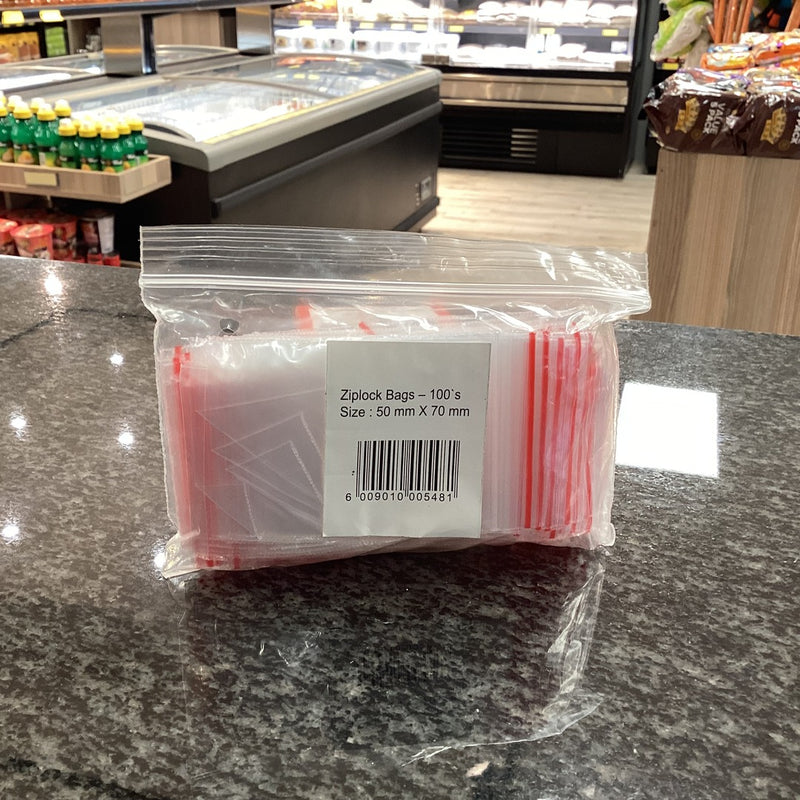 Ziplock Bags 50x70 100s