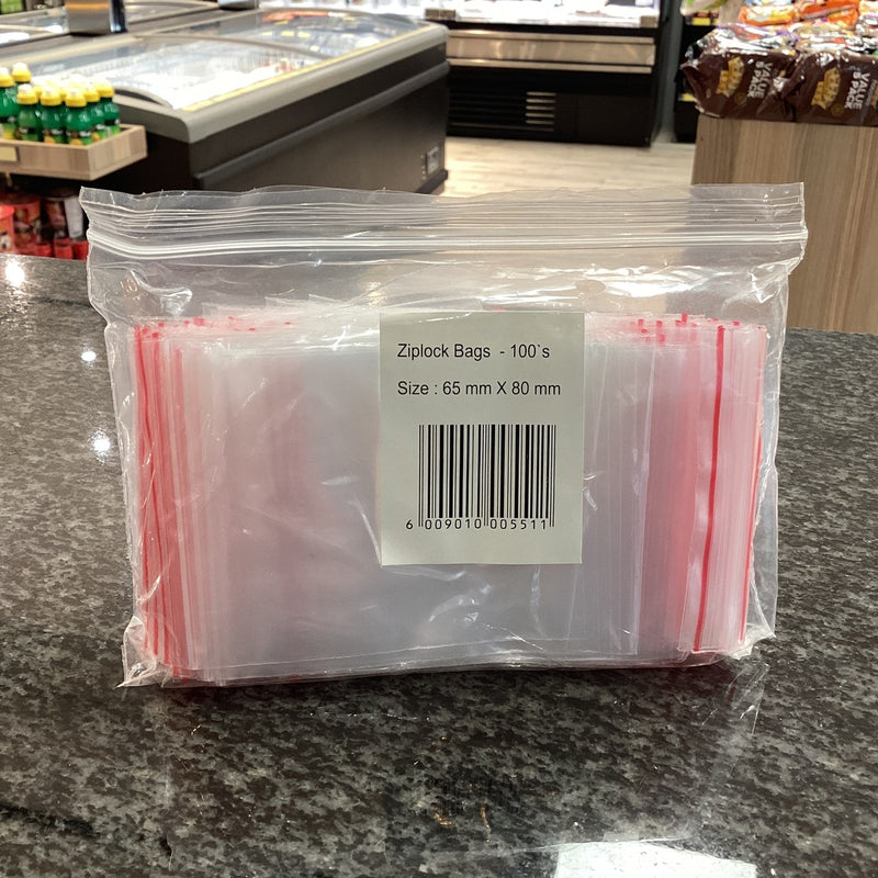 Ziplock Bags 65x80 100s