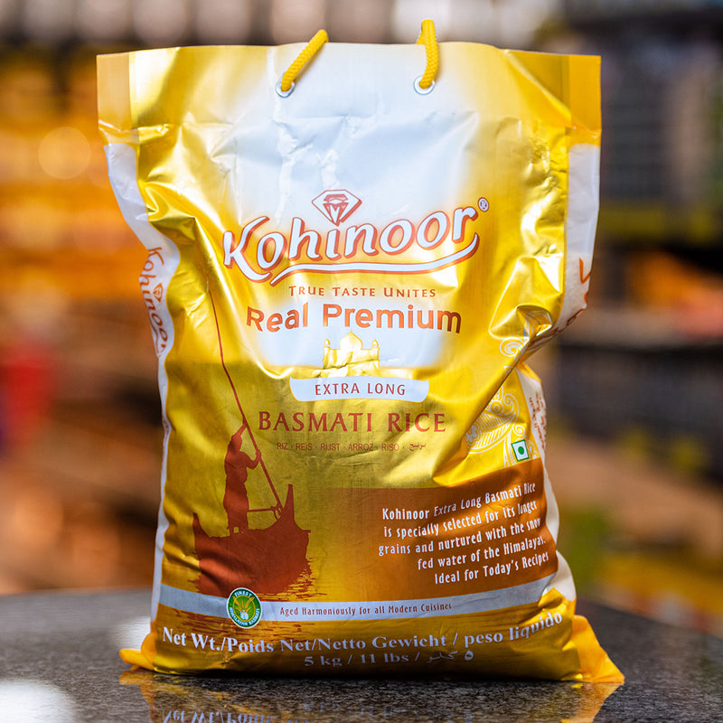 Khanor Rice Kohinoor Basmati Rice 5kg – Spice World