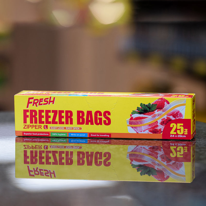 Zipper Freezer Bag Large