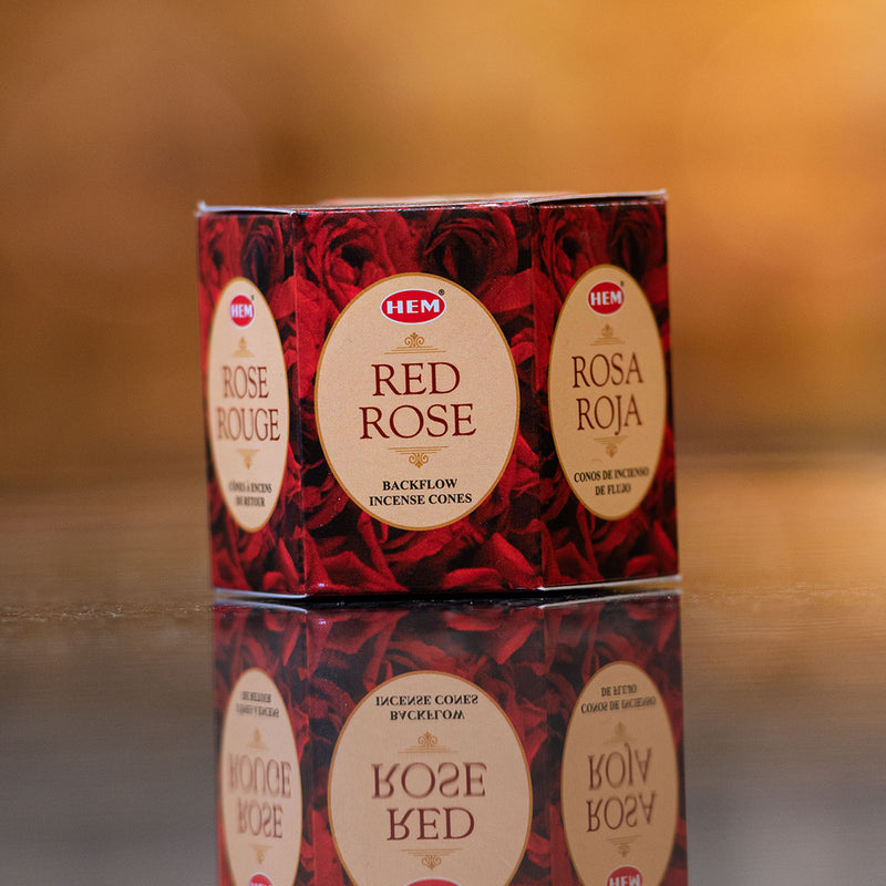 Hem Red Rose Incense Cone